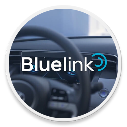 현대 Bluelink 로고