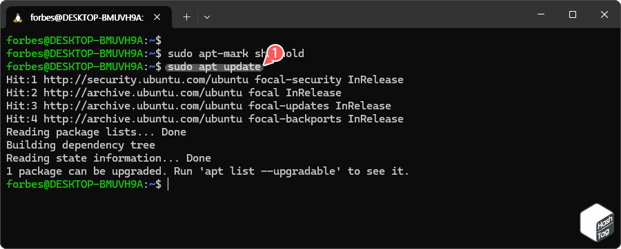 Ubuntu 20.04 버전 22.04 업그레이드 전 패키지 목록 업데이트.