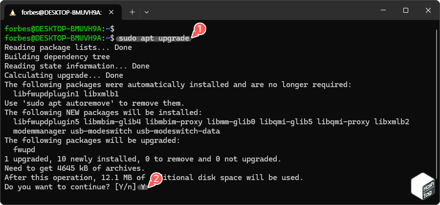 Ubuntu 20.04 버전 22.04 업그레이드 전  패키지 업그레이드.