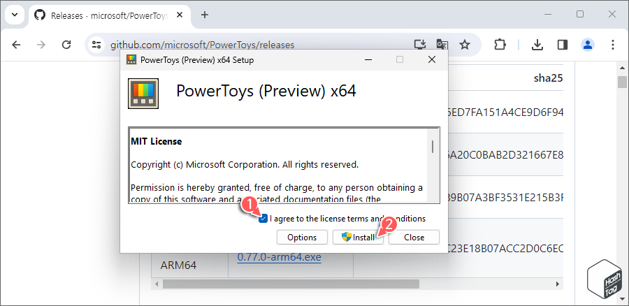 Microsoft PowerToys GitHub 설치